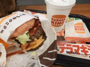 バーガーキングのデラマキシに初挑戦した話🍔